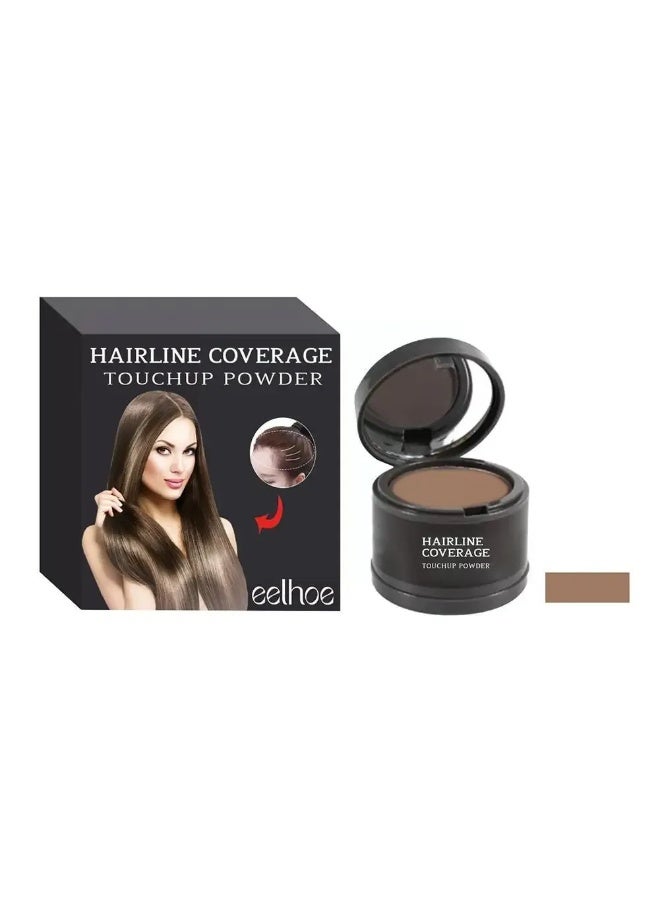 EELHOE Root Cover Up & Hairline Powder for Thinning Hair, Waterproof, Hair Line Powder Set Makeups Natural Fluffy Thin Hairline (Rosy brown) - Image 5